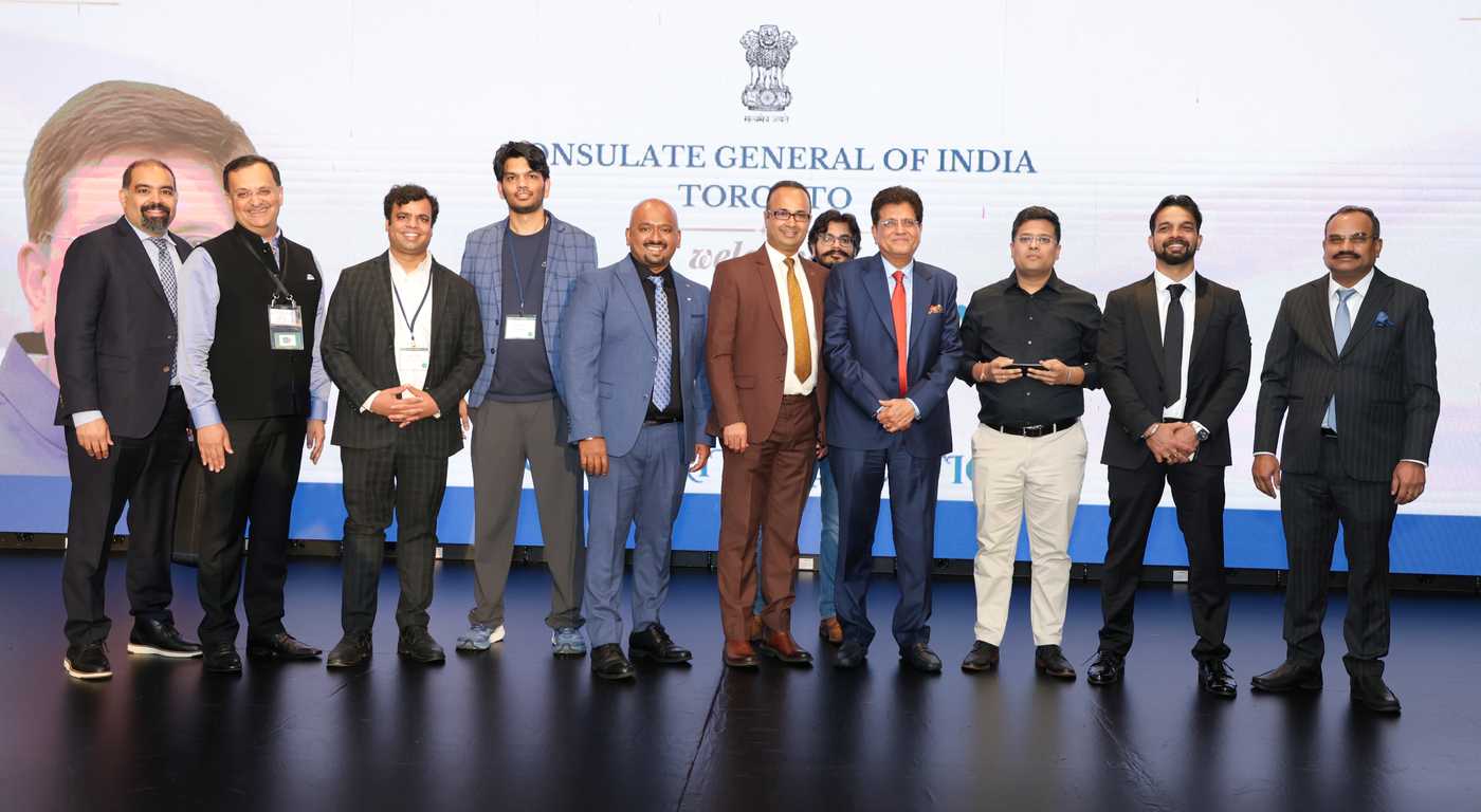 Indian delegation at the Consulate General of India, Toronto
