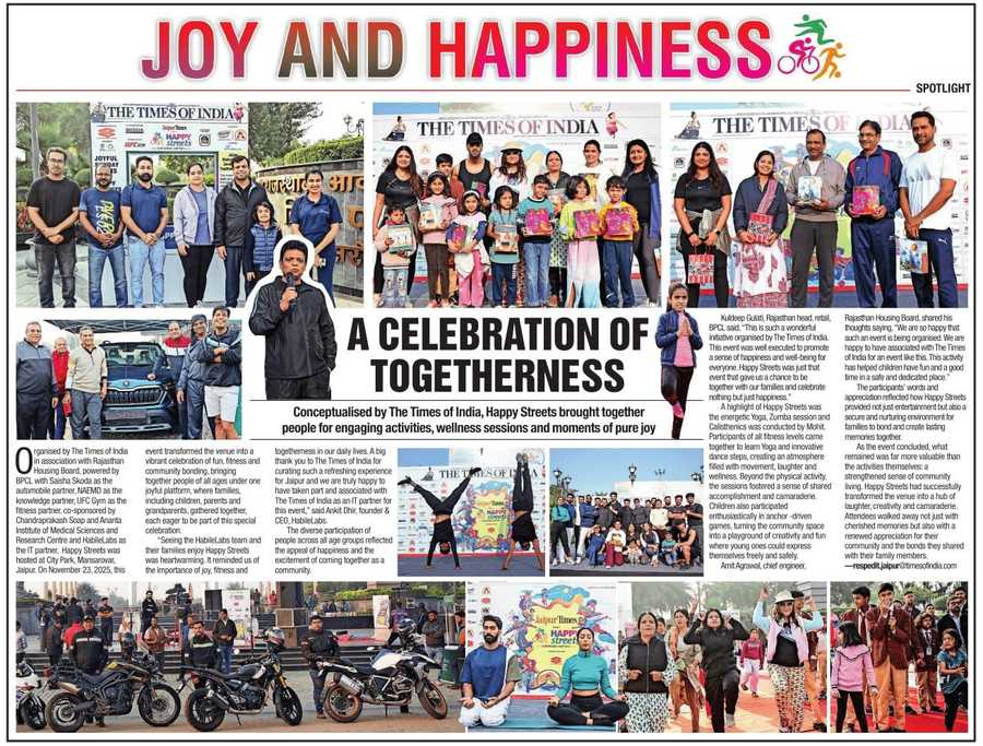 Happy Streets: A Celebration of Togetherness