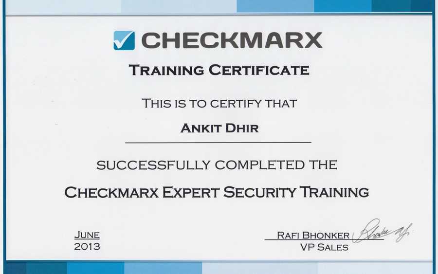 Checkmarx Expert Security Training