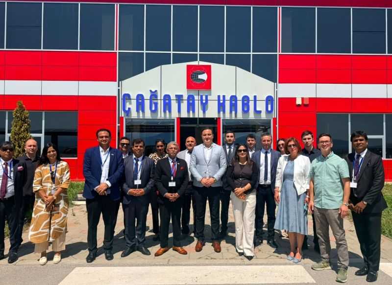 ASSOCHAM delegation at the Technological Industrial Development Zone, Bunardzik, North Macedonia