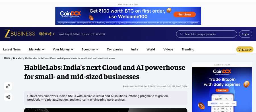 HabileLabs, India's Next Cloud and AI Powerhouse