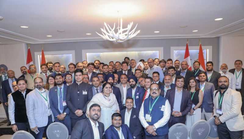 Delegation reception hosted by the Consulate General of India in Toronto